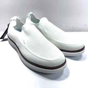 Akademiks Men's Olney White Knit Slip-on Shoes Sneakers US 9 - No Box